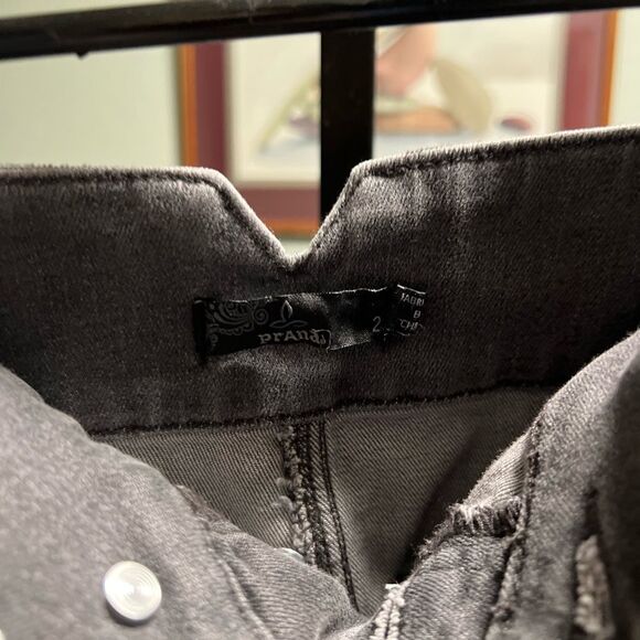 Prana Black Button-Front Pencil Skirt #DO198 - Picture 2 of 7